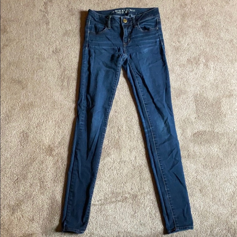 American Eagle dark wash jegging